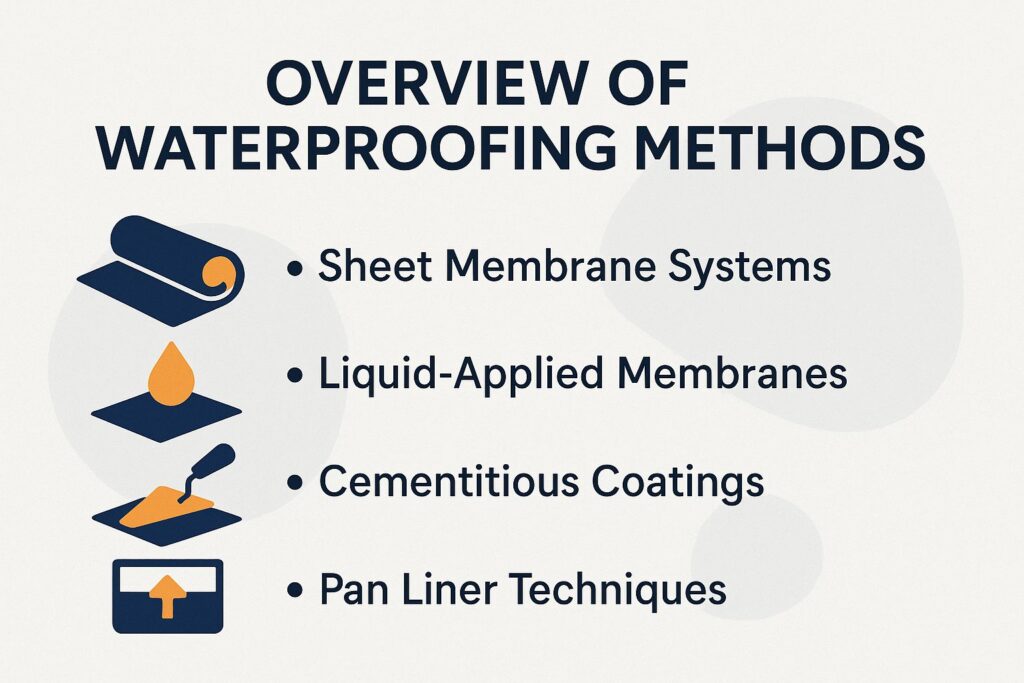 Overview of Waterproofing Methods